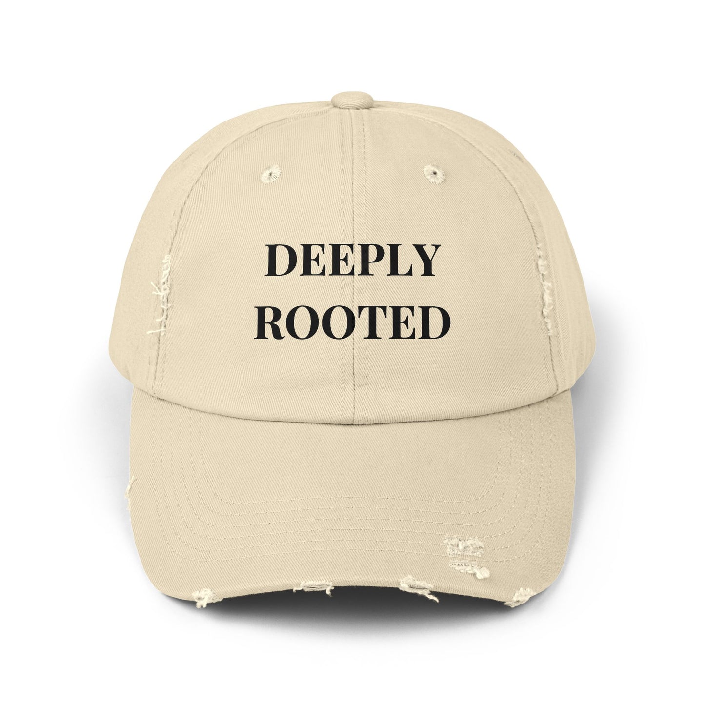 DEEPLY ROOTED Distressed Hat