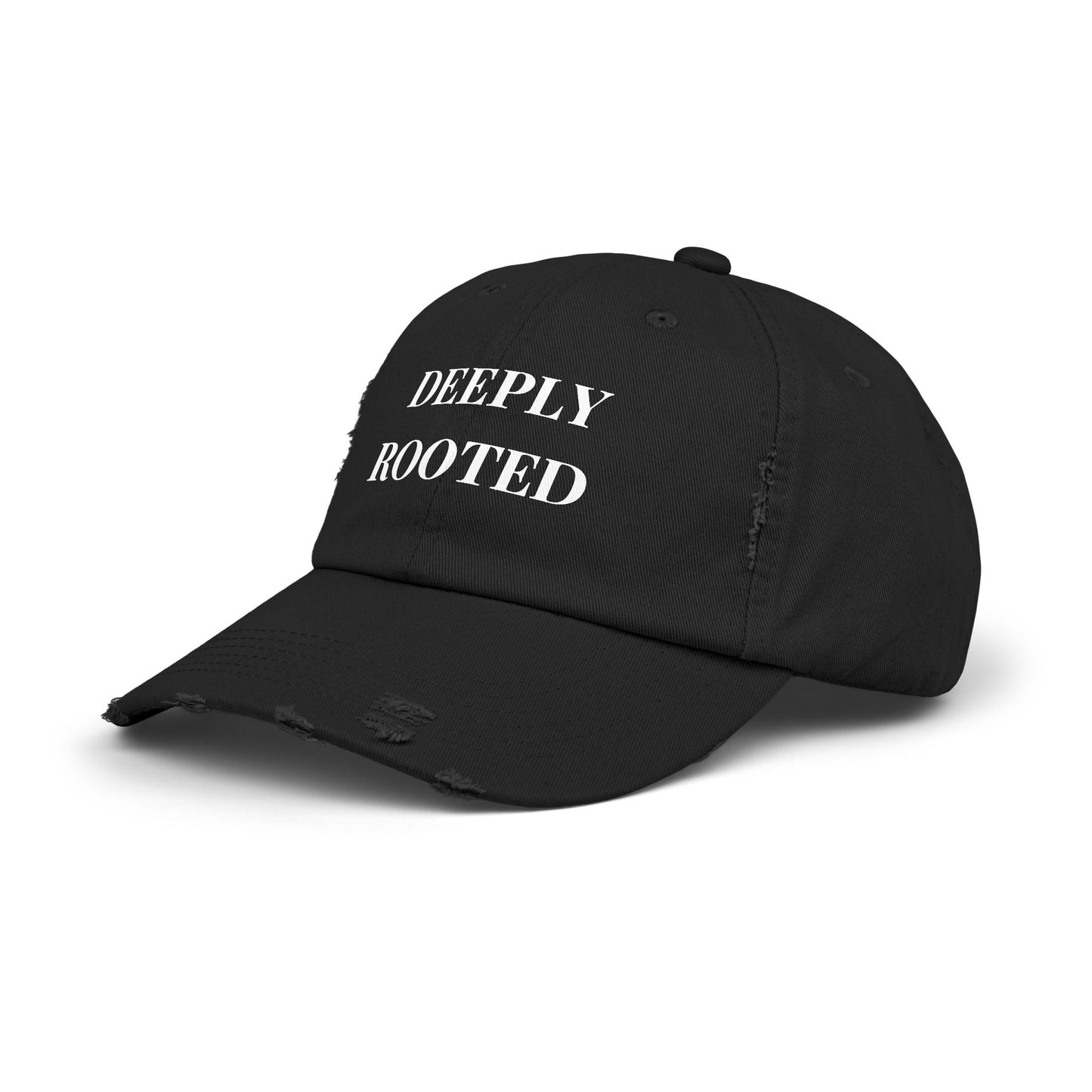DEEPLY ROOTED Distressed Hat