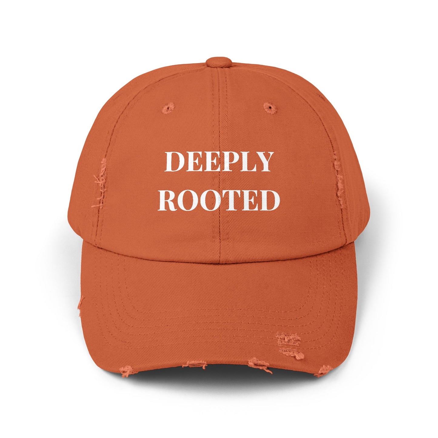 DEEPLY ROOTED Distressed Hat