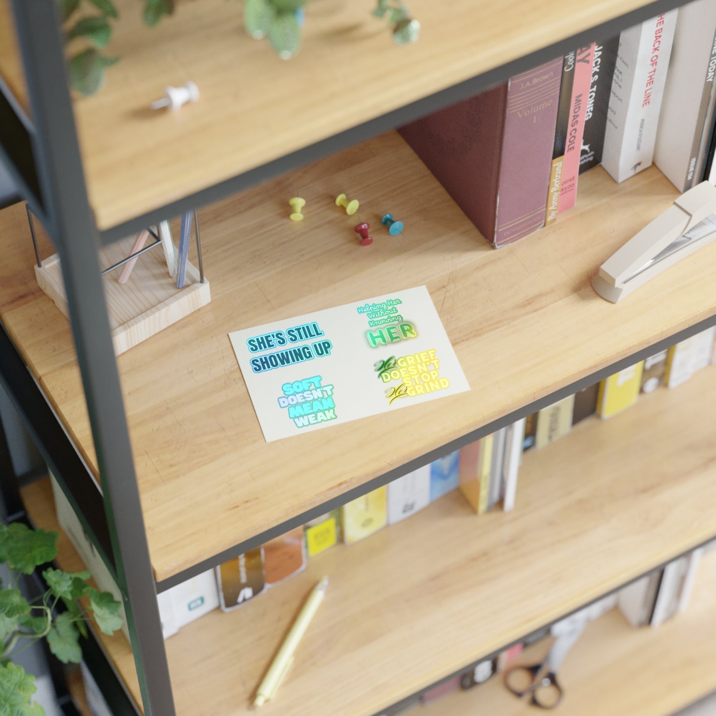Support Sticker Pack – “She’s Still Showing Up” Edition