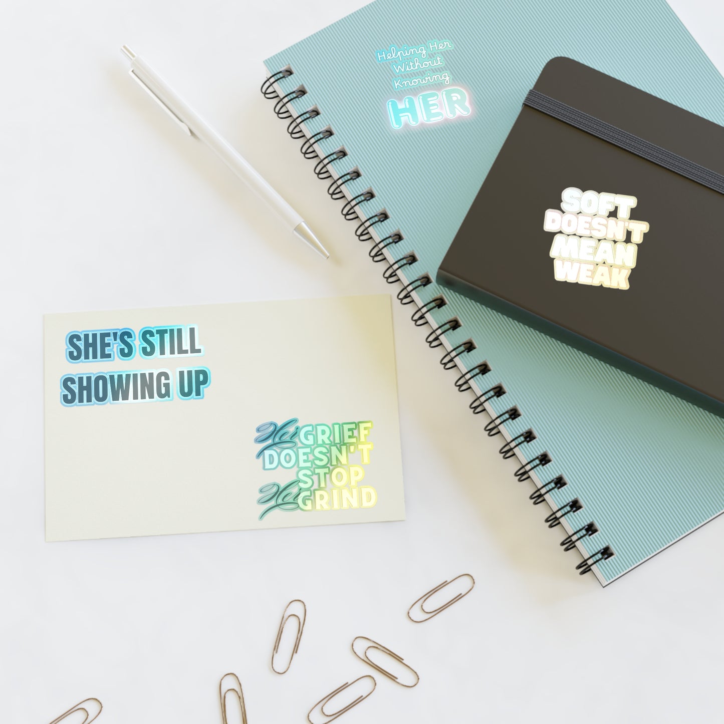 Support Sticker Pack – “She’s Still Showing Up” Edition