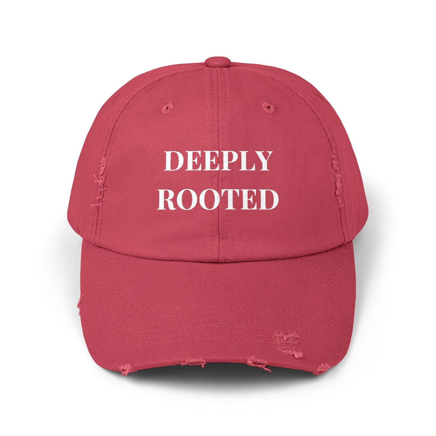 DEEPLY ROOTED Distressed Hat