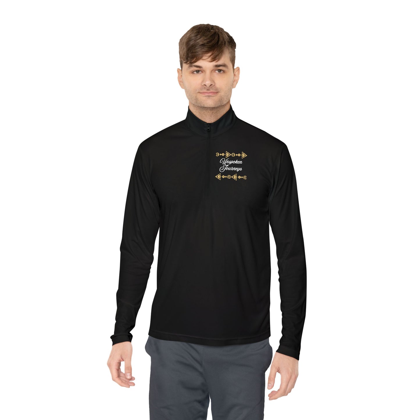 Breathe, Baby Quarter-Zip Pullover – Nervous System Reset Outerwear