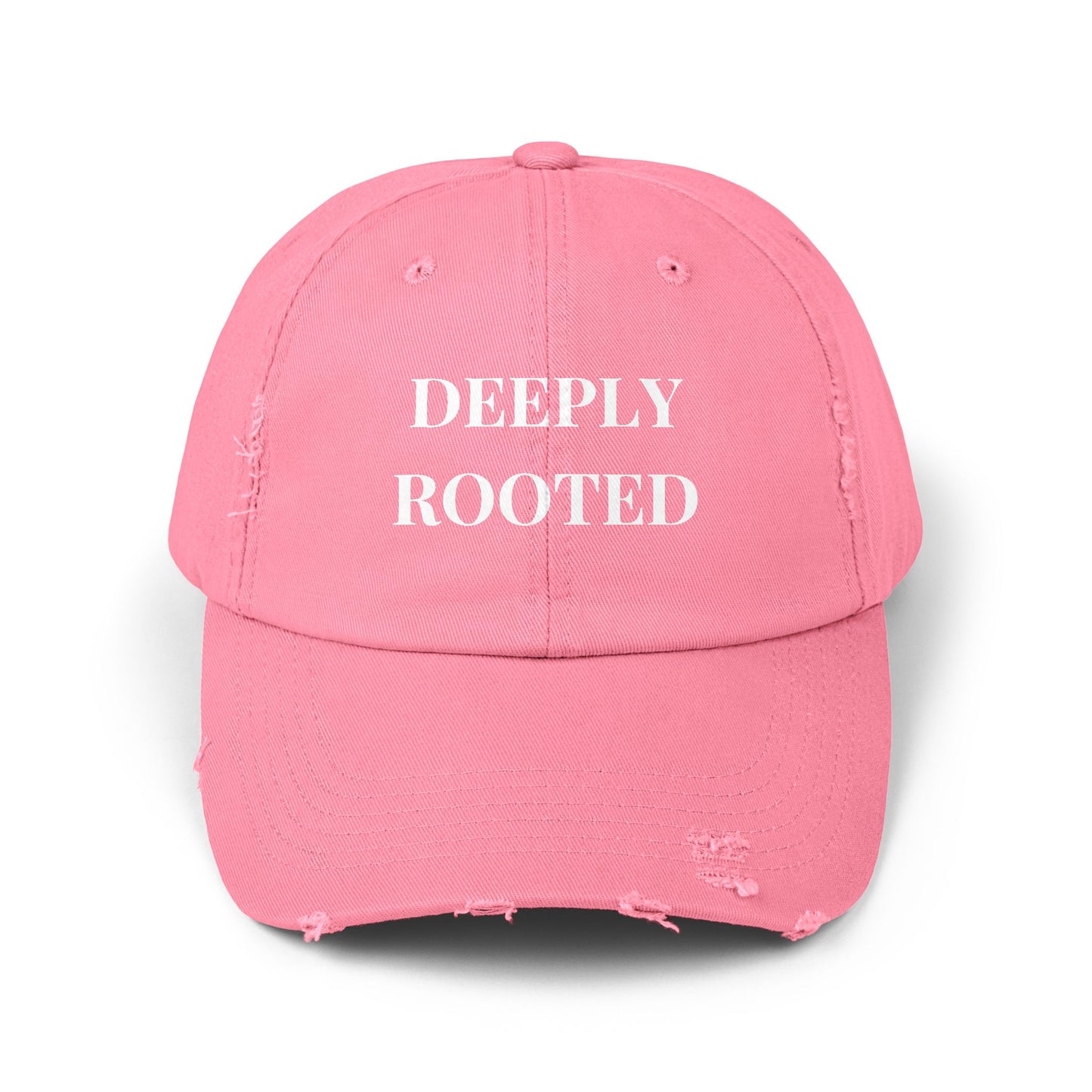 DEEPLY ROOTED Distressed Hat