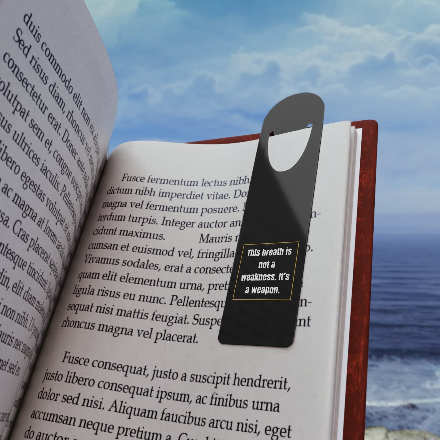 "This Breath Is a Weapon” Bookmark – Sacred Reading & Ritual Anchor