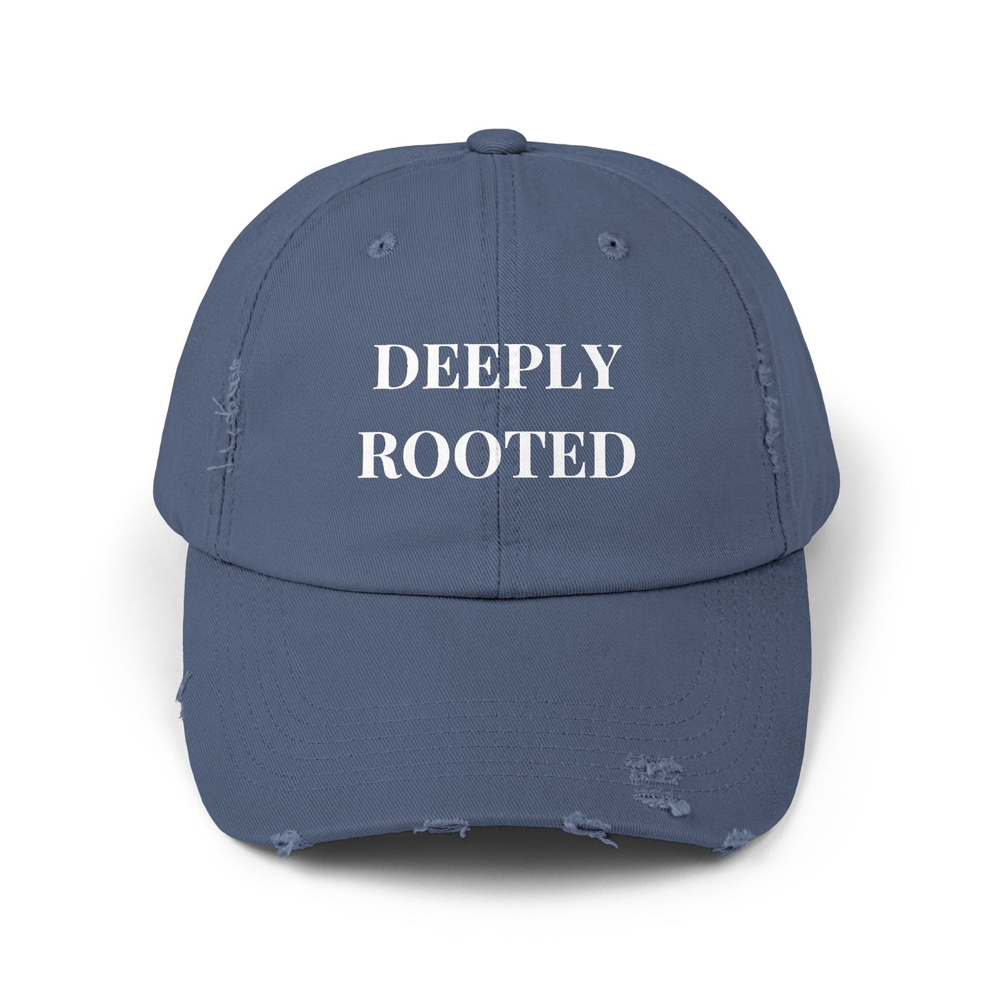 DEEPLY ROOTED Distressed Hat