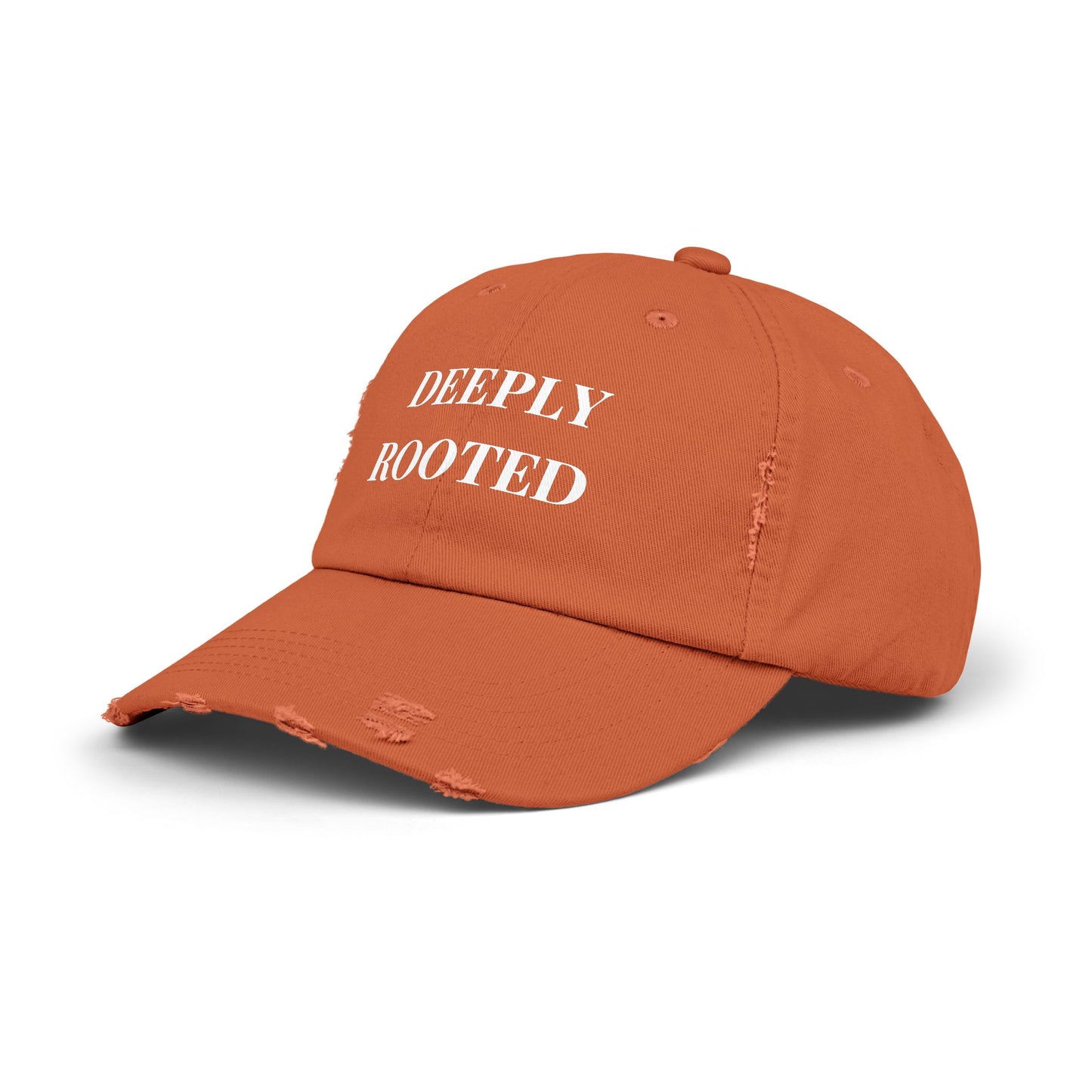 DEEPLY ROOTED Distressed Hat