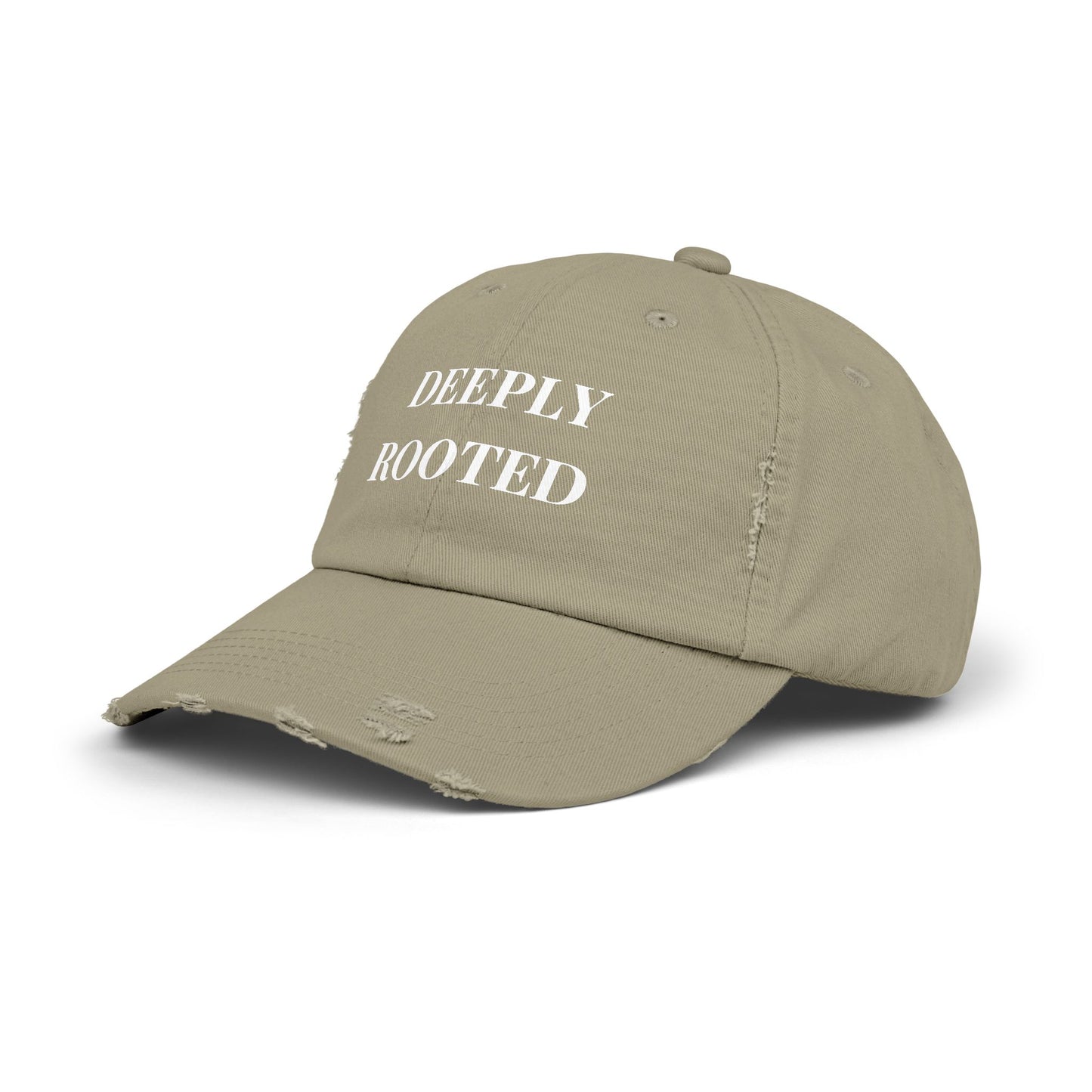 DEEPLY ROOTED Distressed Hat