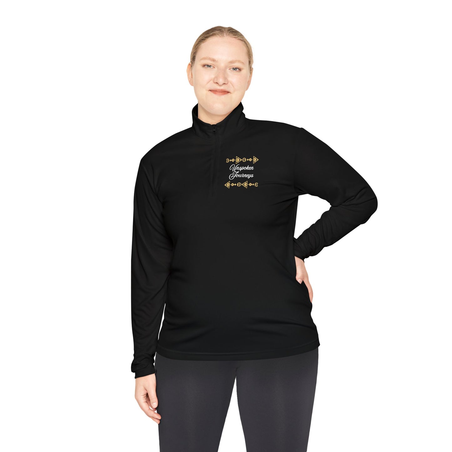 Breathe, Baby Quarter-Zip Pullover – Nervous System Reset Outerwear