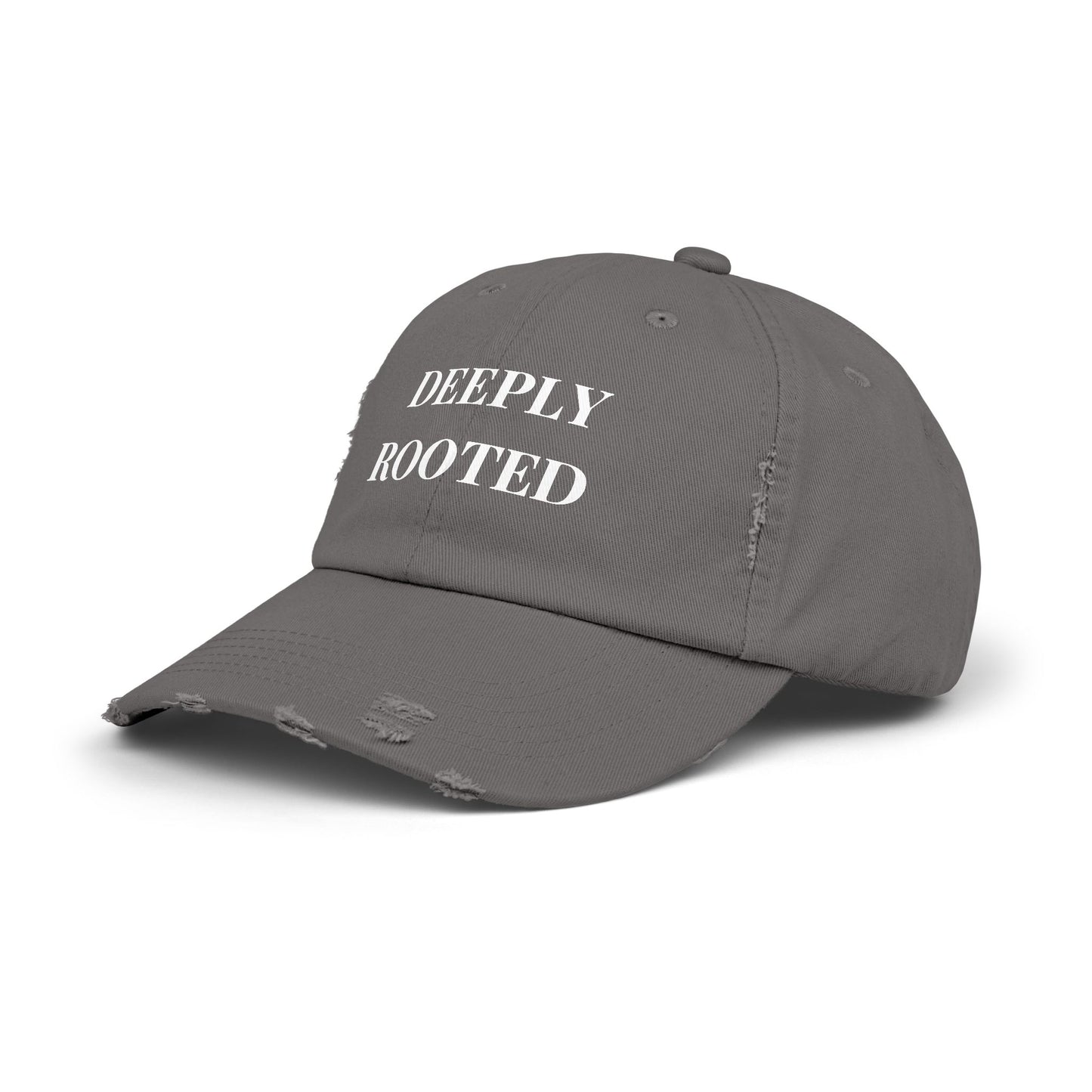 DEEPLY ROOTED Distressed Hat