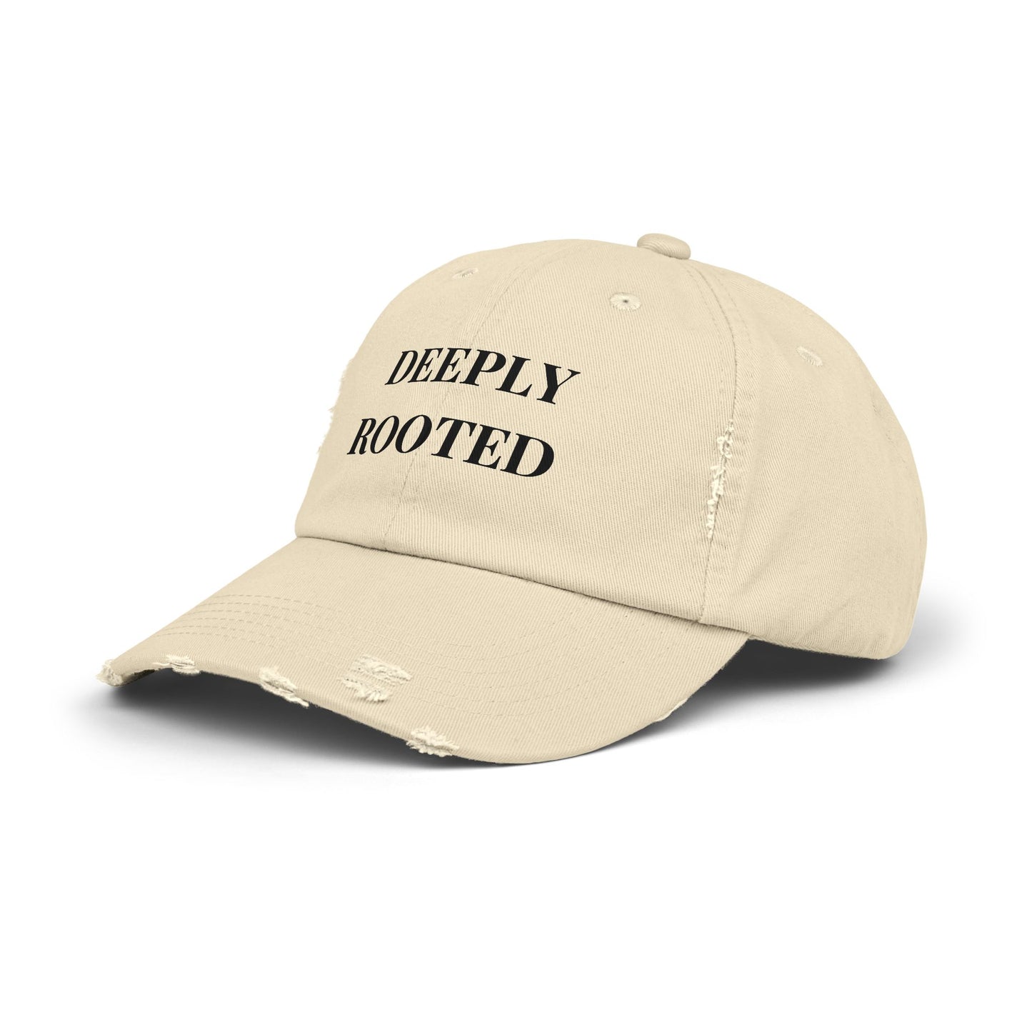 DEEPLY ROOTED Distressed Hat
