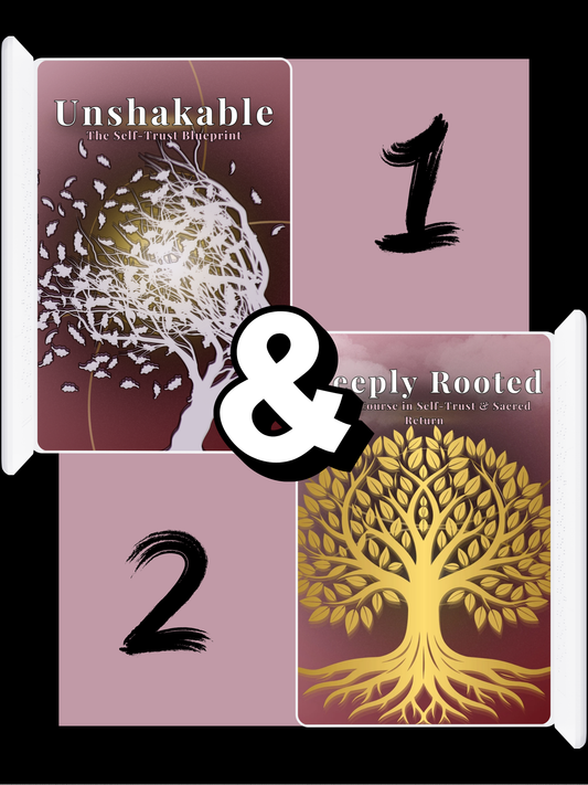 Self-Trust Ritual Bundle – Deeply Rooted + Unshakable